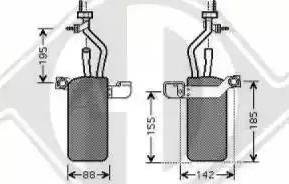 Diederichs 8146505 - Осушитель, кондиционер autosila-amz.com