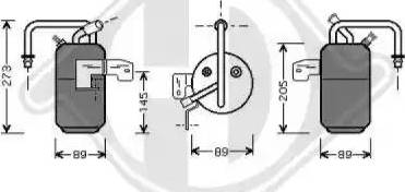 Diederichs 8140401 - Осушитель, кондиционер autosila-amz.com