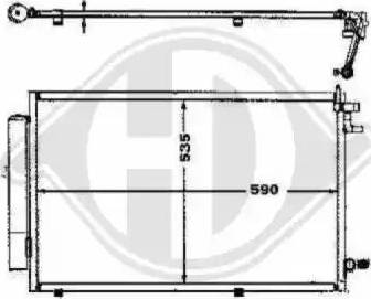 Diederichs 8140500 - Конденсатор кондиционера autosila-amz.com