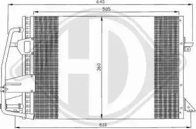 Diederichs 8141400 - Конденсатор кондиционера autosila-amz.com