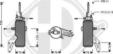 Diederichs 8141401 - Осушитель, кондиционер autosila-amz.com