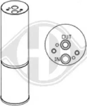 Diederichs 8166102 - Осушитель, кондиционер autosila-amz.com