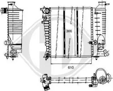 Diederichs 8104179 - Радиатор, охлаждение двигателя autosila-amz.com