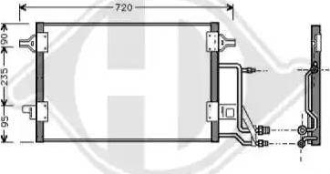 Diederichs 8102400 - Конденсатор кондиционера autosila-amz.com