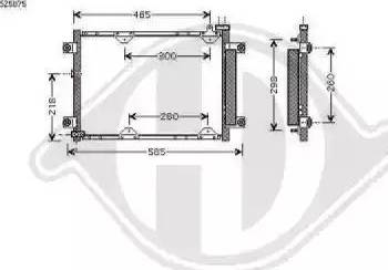 Diederichs 8136130 - Конденсатор кондиционера autosila-amz.com