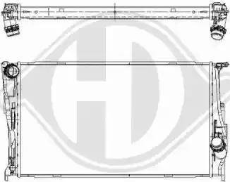 Diederichs 8121603 - Радиатор, охлаждение двигателя autosila-amz.com