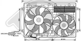 Diederichs 8229503 - Вентилятор, охлаждение двигателя autosila-amz.com