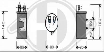 Diederichs 8743003 - Осушитель, кондиционер autosila-amz.com