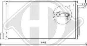 Diederichs DCC1642 - Конденсатор кондиционера autosila-amz.com