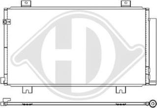 Diederichs DCC2026 - Конденсатор кондиционера autosila-amz.com