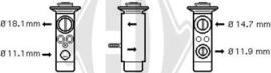 Diederichs DCE1056 - Расширительный клапан, кондиционер autosila-amz.com