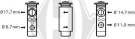 Diederichs DCE1065 - Расширительный клапан, кондиционер autosila-amz.com