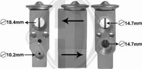 Diederichs DCE1084 - Расширительный клапан, кондиционер autosila-amz.com