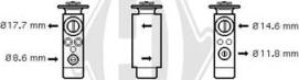 Diederichs DCE1102 - Расширительный клапан, кондиционер autosila-amz.com