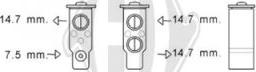 Diederichs DCE1112 - Расширительный клапан, кондиционер autosila-amz.com