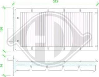 Diederichs DCI0114 - Фильтр воздуха в салоне autosila-amz.com