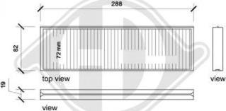 Diederichs DCI0189S - Фильтр воздуха в салоне autosila-amz.com