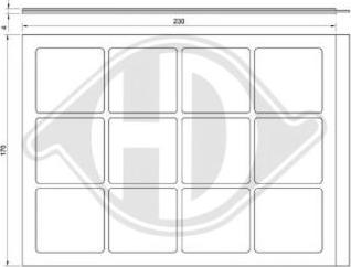 Diederichs DCI0829 - Фильтр воздуха в салоне autosila-amz.com