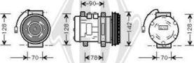 Diederichs DCK1599 - Компрессор кондиционера autosila-amz.com