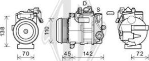 Diederichs DCK1699 - Компрессор кондиционера autosila-amz.com