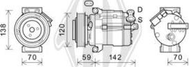 Diederichs DCK1690 - Компрессор кондиционера autosila-amz.com