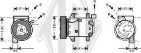 Diederichs DCK1691 - Компрессор кондиционера autosila-amz.com