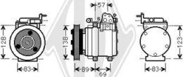 Diederichs DCK1649 - Компрессор кондиционера autosila-amz.com