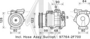 Diederichs DCK1678 - Компрессор кондиционера autosila-amz.com