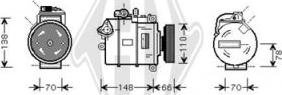 Diederichs DCK1043 - Компрессор кондиционера autosila-amz.com