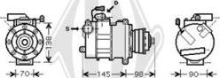 Diederichs DCK1068 - Компрессор кондиционера autosila-amz.com