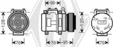 Diederichs DCK1019 - Компрессор кондиционера autosila-amz.com