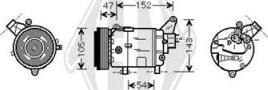 Diederichs DCK1088 - Компрессор кондиционера autosila-amz.com