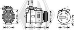 Diederichs DCK1101 - Компрессор кондиционера autosila-amz.com