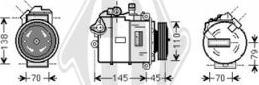 Diederichs DCK1114 - Компрессор кондиционера autosila-amz.com