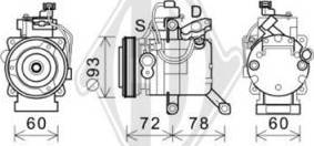 Diederichs DCK1189 - Компрессор кондиционера autosila-amz.com