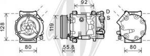 Diederichs DCK1188 - Компрессор кондиционера autosila-amz.com