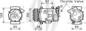 Diederichs DCK1126 - Компрессор кондиционера autosila-amz.com