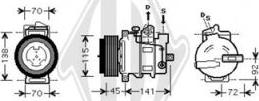 Diederichs DCK1359 - Компрессор кондиционера autosila-amz.com