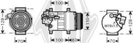 Diederichs DCK1357 - Компрессор кондиционера autosila-amz.com