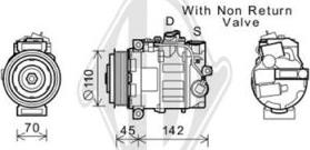 Diederichs DCK1368 - Компрессор кондиционера autosila-amz.com