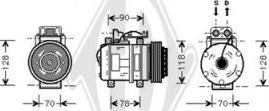 Diederichs DCK1339 - Компрессор кондиционера autosila-amz.com