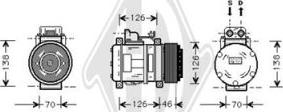 Diederichs DCK1336 - Компрессор кондиционера autosila-amz.com