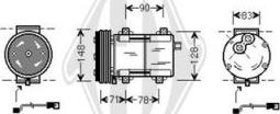 Diederichs DCK1247 - Компрессор кондиционера autosila-amz.com