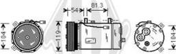 Diederichs DCK1252 - Компрессор кондиционера autosila-amz.com