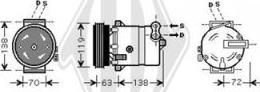 Diederichs DCK1221 - Компрессор кондиционера autosila-amz.com