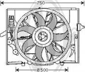 Diederichs DCL1046 - Вентилятор, охлаждение двигателя autosila-amz.com