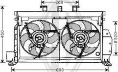 Diederichs DCL1059 - Вентилятор, охлаждение двигателя autosila-amz.com