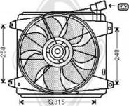 Diederichs DCL1054 - Вентилятор, охлаждение двигателя autosila-amz.com