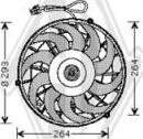 Diederichs DCL1022 - Вентилятор, конденсатор кондиционера autosila-amz.com