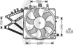 Diederichs DCL1159 - Вентилятор, охлаждение двигателя autosila-amz.com